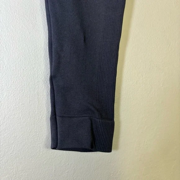 SET Active SculptFlex Leggings Size Medium Blue-Gray High Waist Side Ribbing - Picture 5 of 10